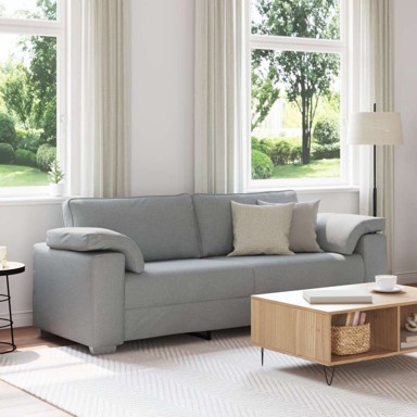 Sofa za 3 osobe 78 cm tkanina svjetlosiva