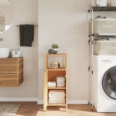 Kupaonski ormarić s policom, 36 x 33 x 87 cm, od bambusa