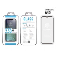 TECHANCY Kaljeno staklo Full Glue 2.5D za Samsung A40 crno