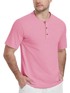 NIKCORP Muška Henley polo majica S, roza