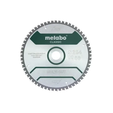 METABO List kružne pile FZ/TZ, 254 x 30 mm, 60 zuba