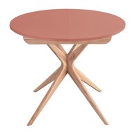 RAGABA Okrugao proširiv blagovaonski stol s dodatnom pločom ø 90 cm Jubi 