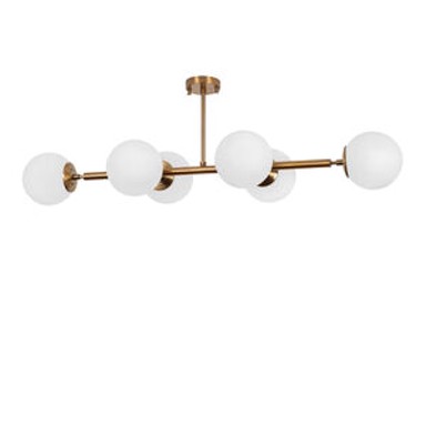 Stropna svjetiljka Fazli, 6xE14, vintage