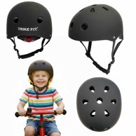 TRIKE FIX Kaciga dječja, LED, veličina M, 55-58 cm, crna