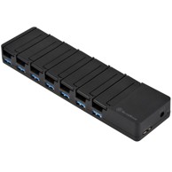 SILVERSTONE USB hub SST-UC03B-PRO - USB charging station, 7 port - 36 watt SST-UC03B-PRO