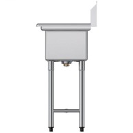 VEVOR Sudoper s 3 pregrade, 254x356x254 mm, nehrđajući čelik
