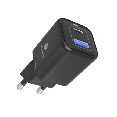 ICY BOX Punjač USB IB-PS1020-PD, USB-A i USB-C, 20 W