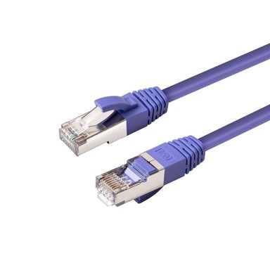 Mrežni spojni kabel, S/FTP, kategorija 6A, duljina 0,5 m, LSZH, ljubičasta