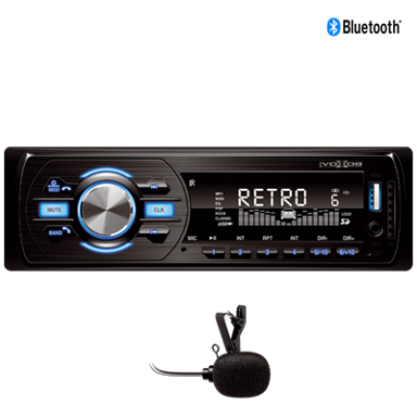 SAL Auto radio VB 4000, 4 x 45 W, Bluetooth, FM, USB/SD/AUX, daljinski