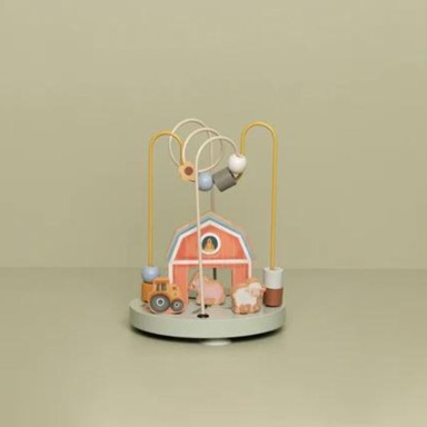 LITTLE DUTCH Aktivna drvena spirala Little Farm, 18m+