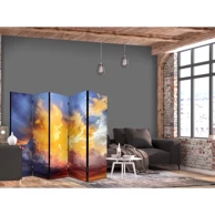 Paravan Prekrasan zalazak sunca, Oblaci u toplim tonovima, 225 x 172 cm