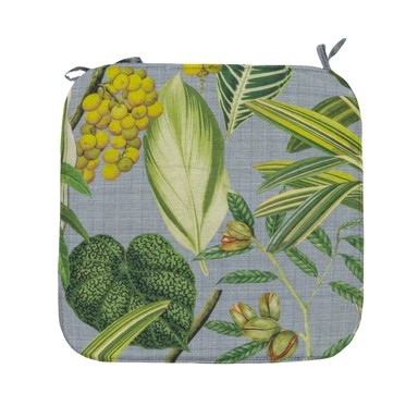 Jastuk za stolicu, 38 x 38 x 2 cm, siva