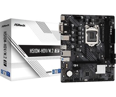 ASROCK Matična ploča H510M-HDV M.2 SE, Intel H470, DDR4, mATX, s. 1200 - 10/11gen procesora