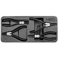 NEO TOOLS Set kliješta za osigurače, 4 kom.
