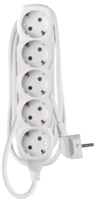 EMOS Produžni kabel P0522 5 utičnica 2 m 1 mm2 bijeli