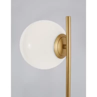 NOVA LUCE Stolna lampa, Cantona, NL9960618, G9, IP20, mesing zlatna/bijela