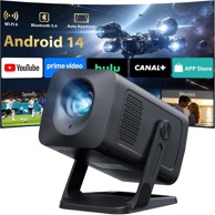 ZYNIX Pametni mini projektor, Android 14