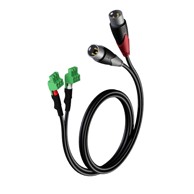 AUDAC Kabel AUD-CLA834/1.5, 2x XLR muški na 2x Terminal Block, 1.5 m