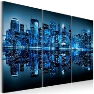 Slika Manhattan in blue shade 120x80
