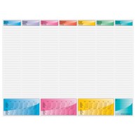 BRUNNEN Stolna mapa s blokom Dataline 10-70128, 59 x 42 cm, 40 listova