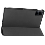 JUST IN CASE Preklopna maskica od umjetne kože za Xiaomi Redmi Pad, crna