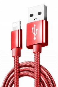 KOANNI KB2 Lightning USB kabel za iPhone Quick Charge 3.0, crveni