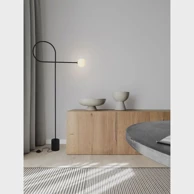 NOVA LUCE Dedalo stajaća lampa g9 ip20/crna nl9010224