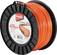 MAKITA Najlonska nit, okrugla, 2,4 mm / 262 m, narančasta