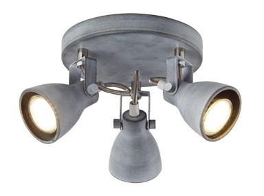 Stropna rasvjeta C9989A-3, 3XGU10, siva