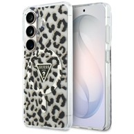 GUESS IML Triangle Leopard MagSafe maskica za Samsung Galaxy S26, crna