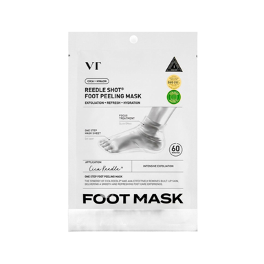 VT COSMETICS Reedle Shot Foot Peeling Mask, Piling maska za stopala 1 kom / 16 ml