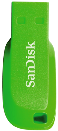 SANDISK USB stick Cruzer Blade, 32 GB, zeleni