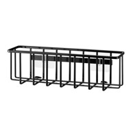 YAMAZAKI Metalni držač za deterdžente Film Hook, postavljanje bez bušenja, crni