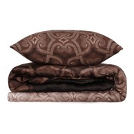 MIJOLNIR Posteljina Pandora 200x200 cm od pamučnog satena Smeđa