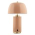 LEITMOTIV Bež LED stolna lampa s mogućnosti zatamnjivanja s metalnim sjenilom (visina 30 cm) Freya 