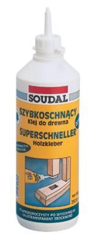 SOUDAL 64A Brzosušeće ljepilo za drvo 250 ml, bijelo
