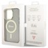 GUESS Futrola Hardcase Glitter Gold MagSafe za Apple iPhone 14 Pro Max, crna
