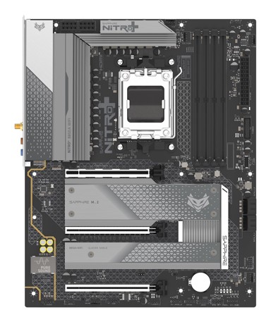 SAPPHIRE Matična ploča NITRO+ B850A WIFI 7, AM5, AMD B850, mATX