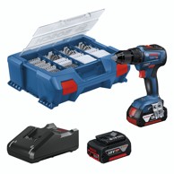 BOSCH Akumulatorski odvijač GSR 18V-55 Professional Pick&Click s dodatnom opremom
