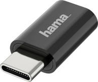 HAMA Adapter 00200310, Micro USB na USB-C, crni
