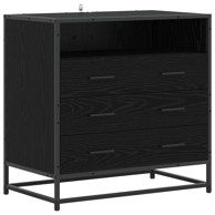 Ormar s ladicama 3 ladice 70 x 41 x 70 cm, crni hrast