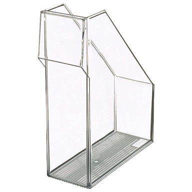 LEITZ Stalak za spise okomiti Exclusive, plastični, kristalno prozirni, 24750002