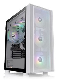 THERMALTAKE Kućište H570 TG ARGB Snow, bijelo, Midi Tower, E-ATX, prozor, bez napajanja