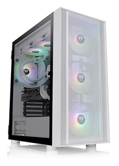 THERMALTAKE Kućište H570 TG ARGB Snow, bijelo, Midi Tower, E-ATX, prozor, bez napajanja