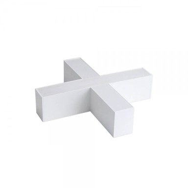 Konektor za LED linearnu svjetiljku, X oblik,15W, bijeli