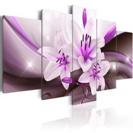 Slika Violet Desert Lily 100x50