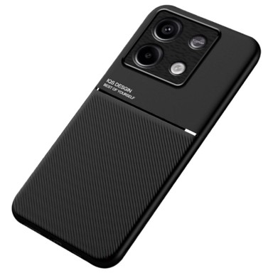 Stražnja maskica za Xiaomi Redmi Note 13 5G, s magnetskom pločom za držanje, crna
