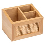 WENKO Kupaonski organizator od bambusa Allegre, 12 x 9 cm