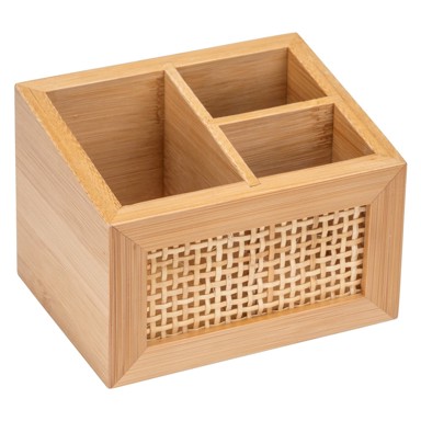 WENKO Kupaonski organizator od bambusa Allegre, 12 x 9 cm