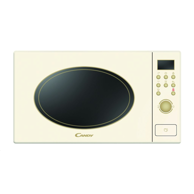 CANDY Classic ugradbena mikrovalna pećnica s grilom MIC20GDFBA, 20 l, 800 W, bijela